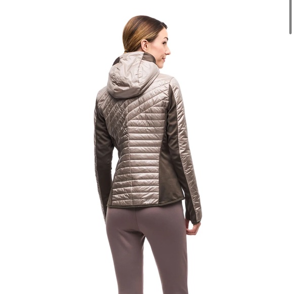 Indyeva MANTAR INSULATED HOODED jacket small in peppercorn/mocha - Picture 3 of 16